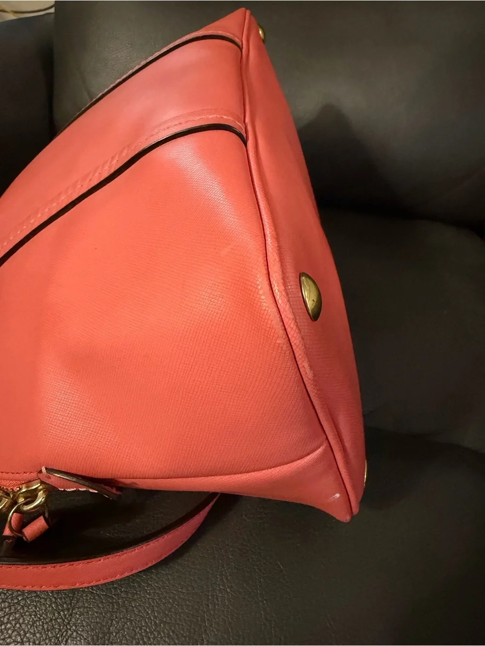 Coach Peyton Coral Dome Satchel